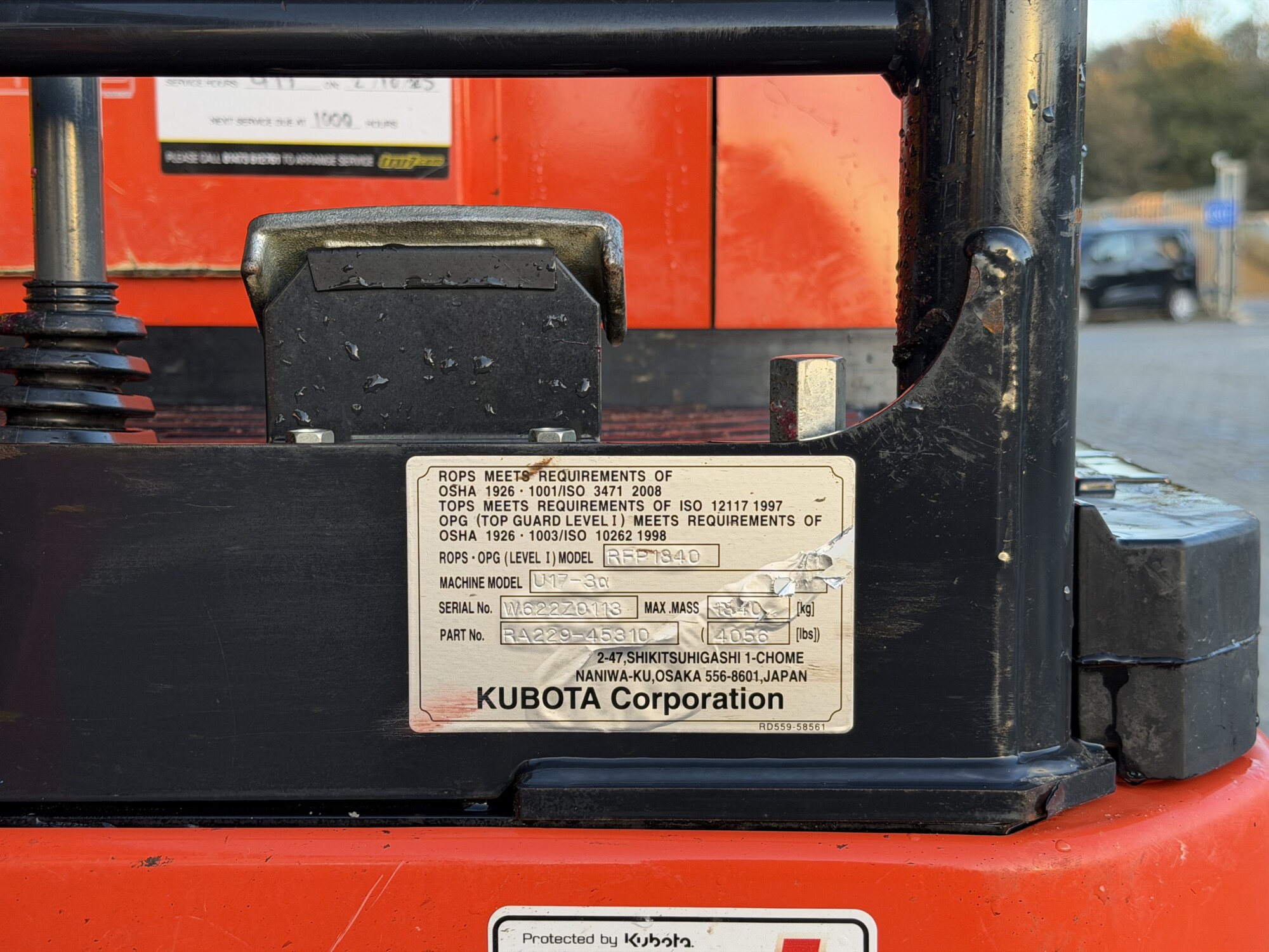 TRU2747 - 2023, KUBOTA U17-3 MINI DIGGER - Image 10