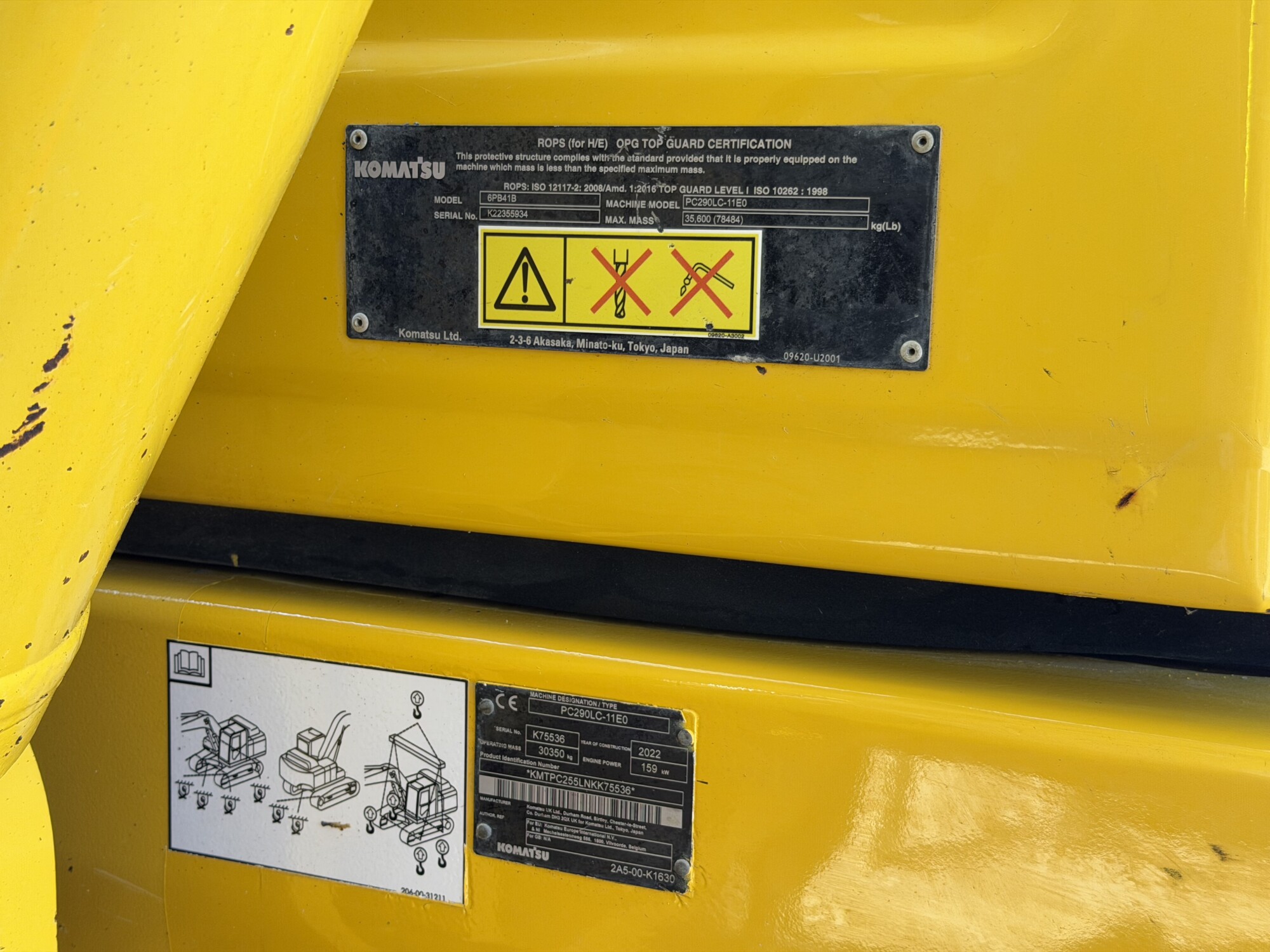 TRU2386 - 2022 KOMATSU PC290LC-11 EXCAVATOR - Image 10