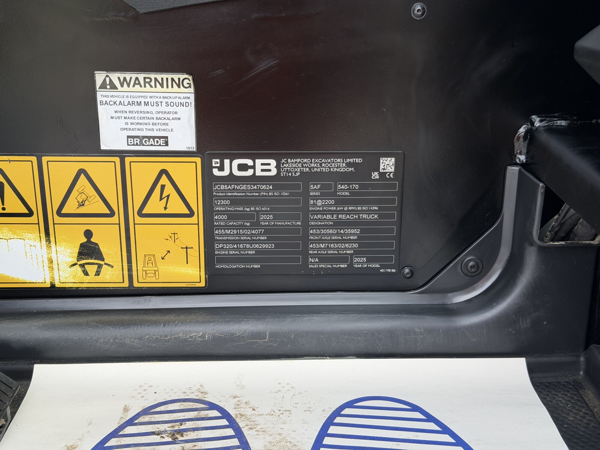 TRU3478 - 2025, JCB 540 - 170 TELEHANDLER *81KW ENGINE* - Image 10