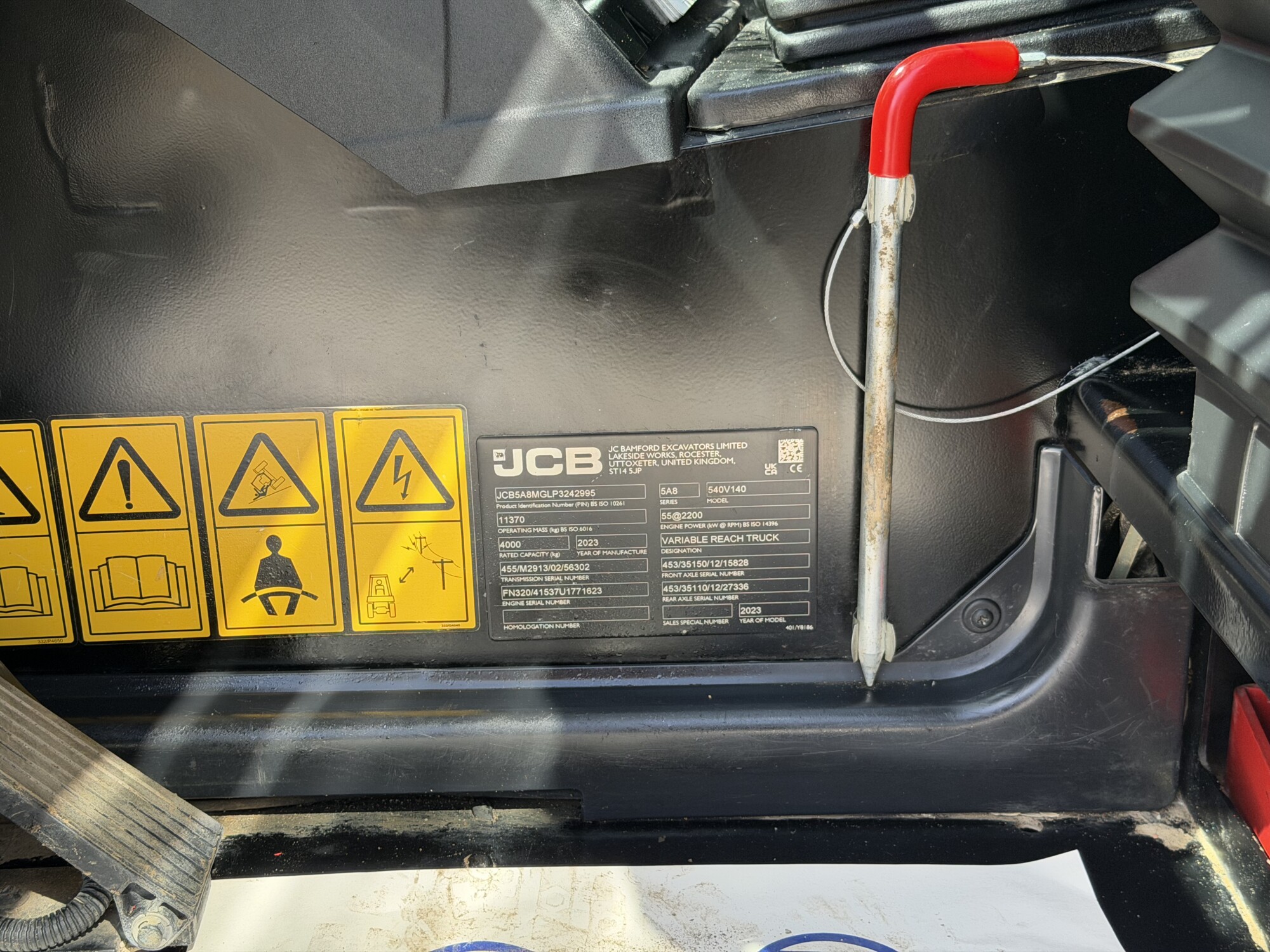 TRU2704 - 2023, JCB 540 - 140 TELEHANDLER *55KW ENGINE* - Image 9