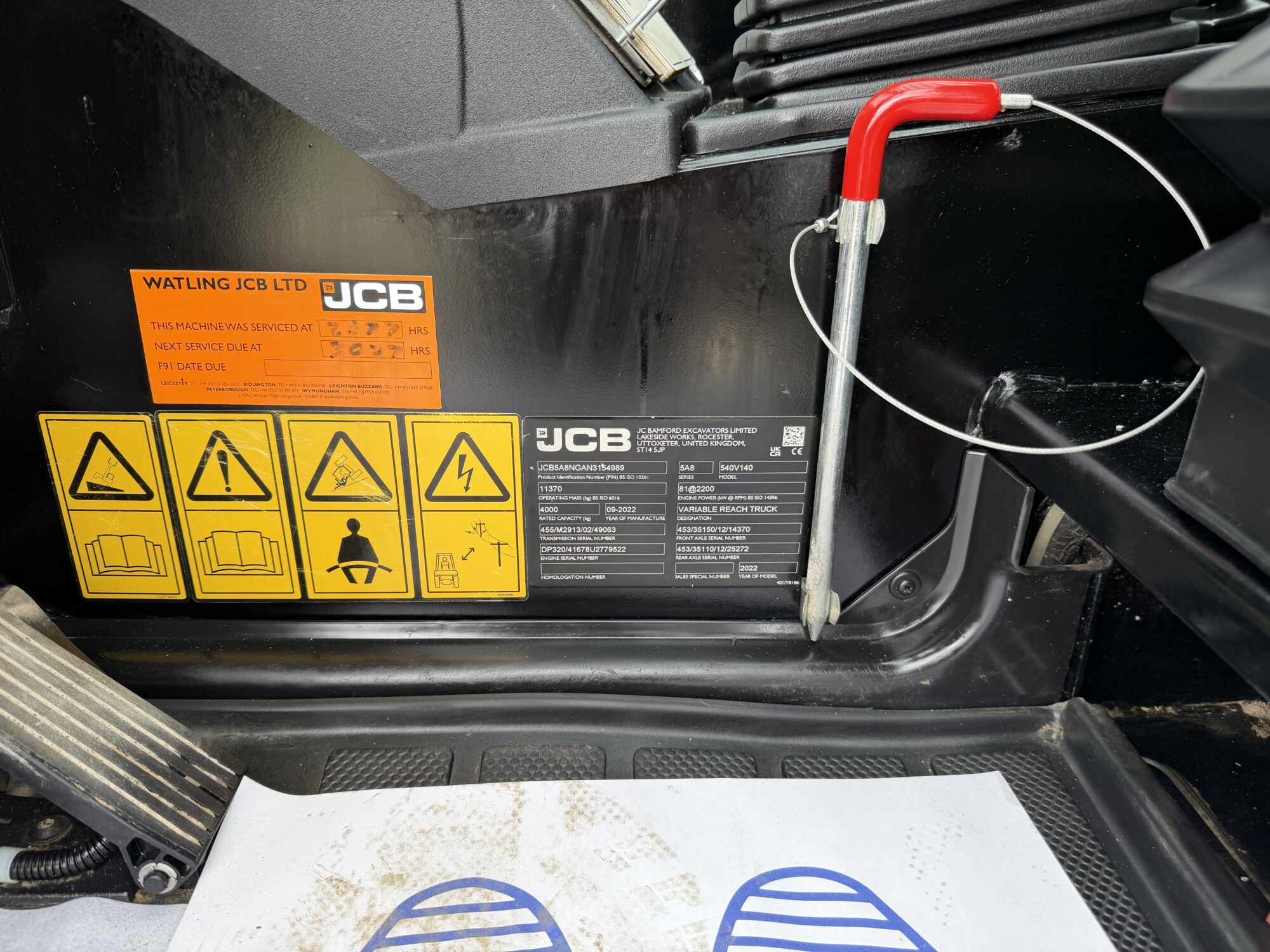 TRU2395 - SEPT 2022, JCB 540-140 TELEHANDLER *81KW ENGINE* - Image 8