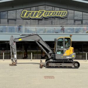 TRU2479 - 2022, VOLVO ECR88D PRO EXCAVATOR **BLADE, RUBBER TRACKS**