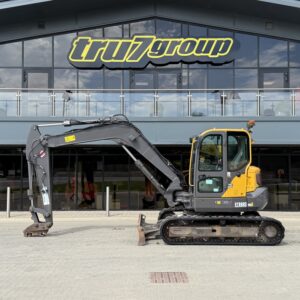 TRU2422 - 2022, VOLVO ECR88D PRO EXCAVATOR **BLADE, RUBBER TRACKS**