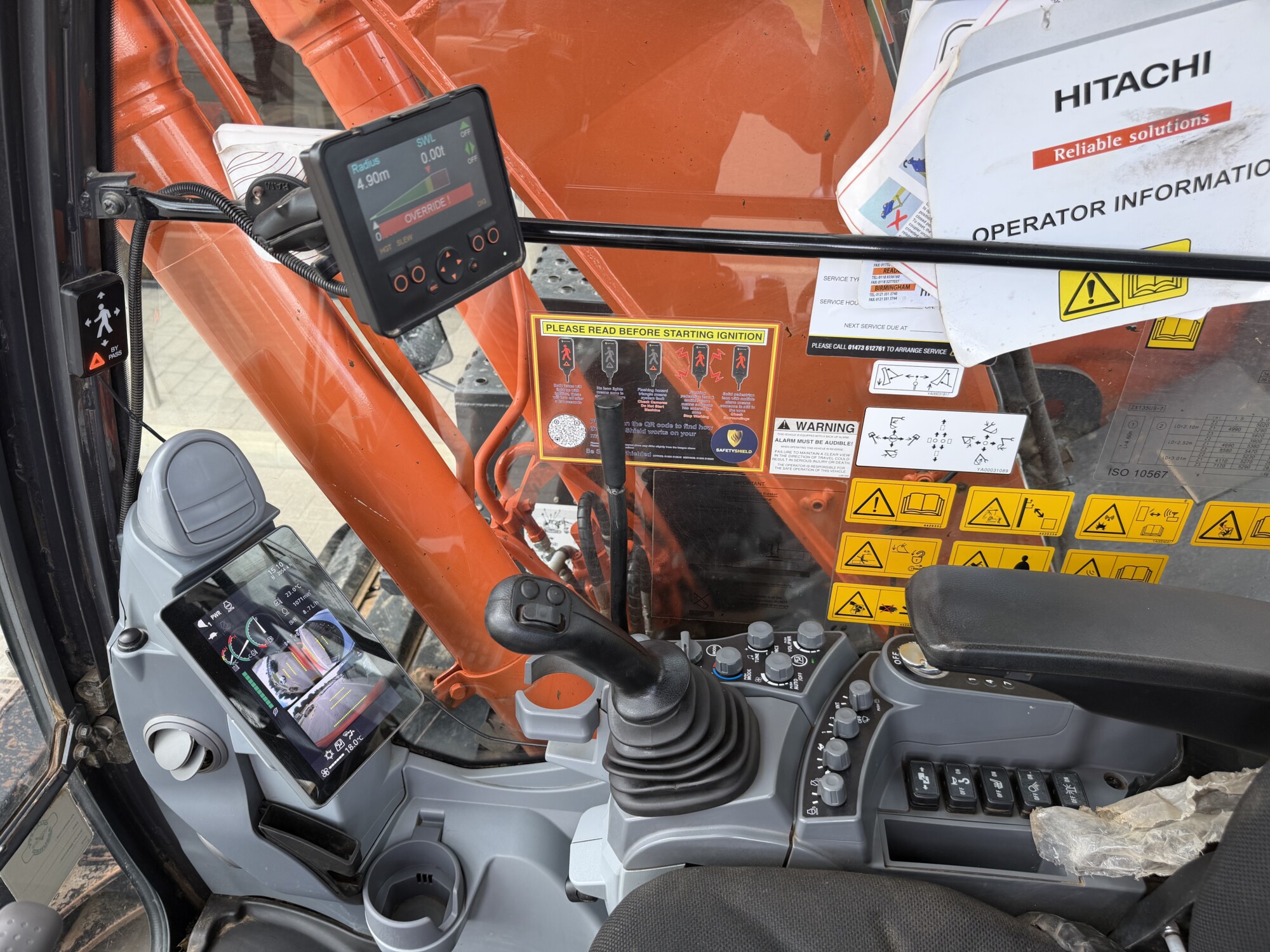 TRU2750 - JUNE 2023, HITACHI ZX135 USBL-7 EXCAVATOR **BLADE* - Image 13