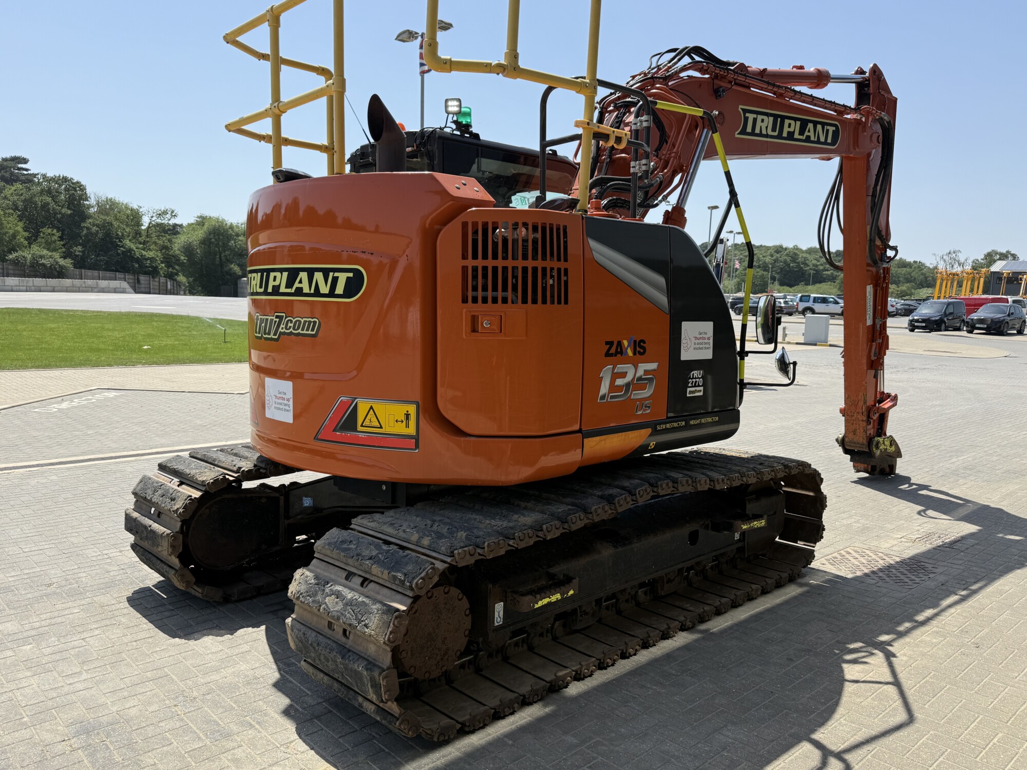 TRU2770 - JUNE 2023, HITACHI ZX135 US-7 EXCAVATOR *HEIGHT & SLEW RESTRICTOR* - Image 6