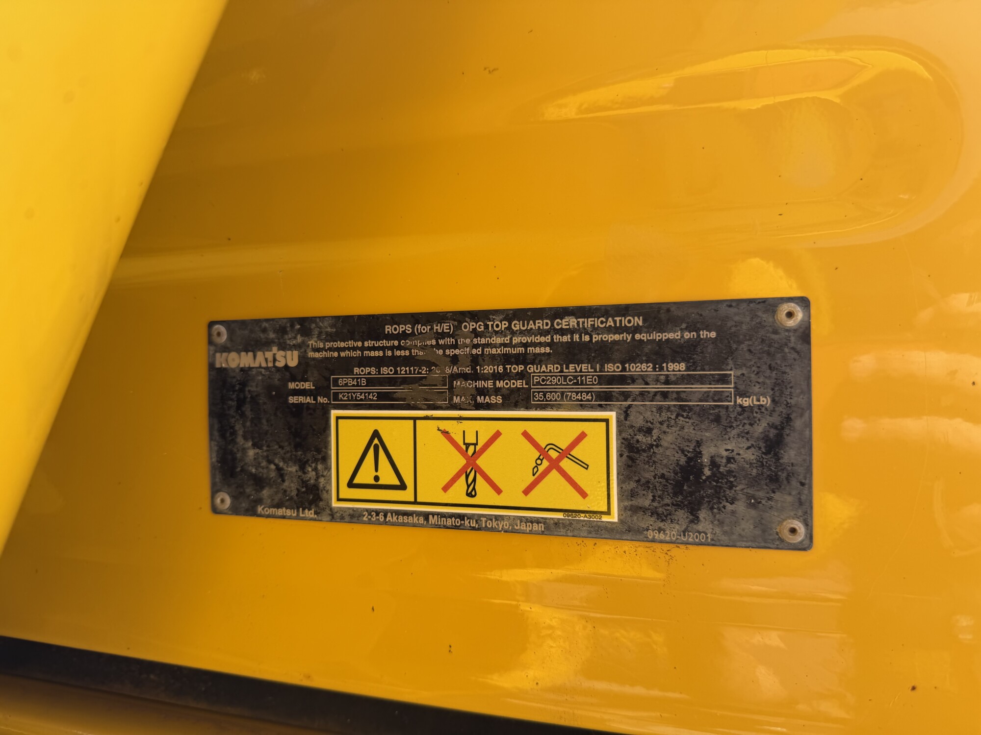 TRU2370 - 2022, KOMATSU PC290LC CRAWLER EXCAVATOR - Image 10
