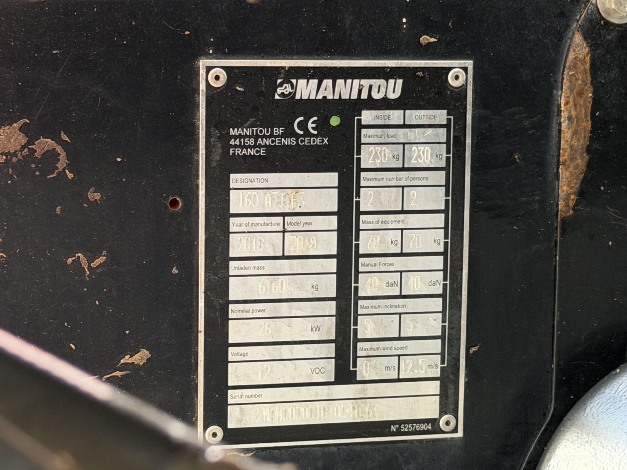 TRU695 - 2018, MANITOU 160 ATJ - Image 12