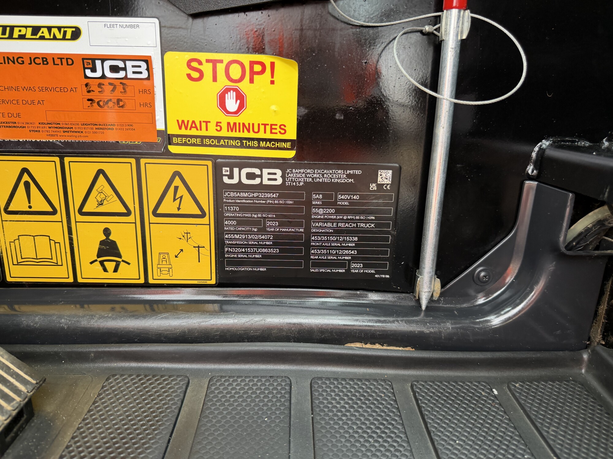 TRU2591 - 2023, JCB 540-140 TELEHANDLER *55KW* - Image 9