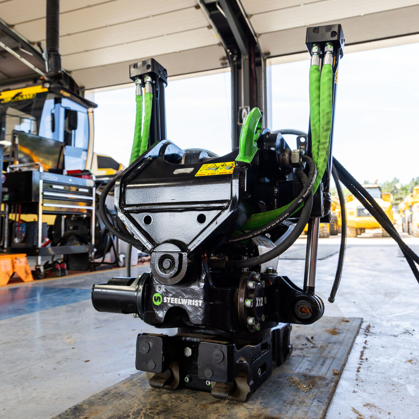 Steelwrist X Series For Nationwide Hire at Tru Plant